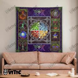 Tree Of Life Quilt Blanket 1240 and Home Decor