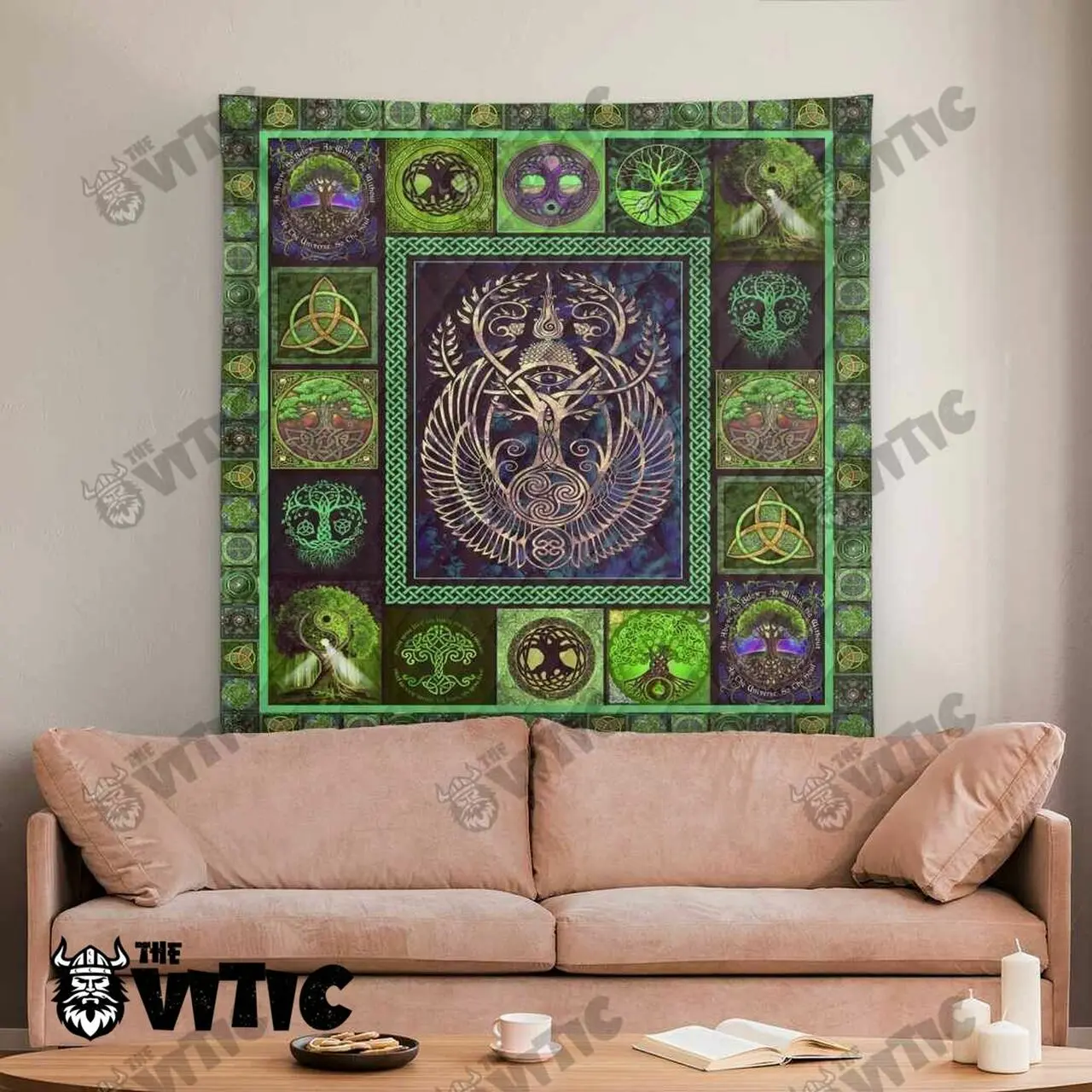 Tree Of Life Quilt Blanket 1248 and Home Decor