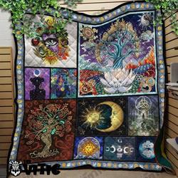 Tree Of Life Quilt Blanket 1460 and Home Decor