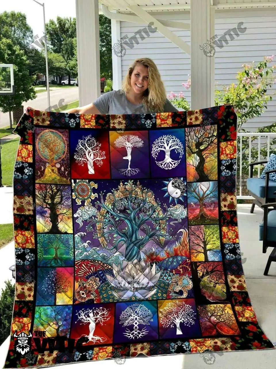 Tree Of Life Quilt Blanket 6000 and Home Decor