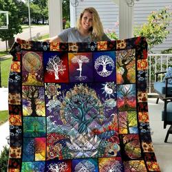 Tree Of Life Quilt Blanket 6000 and Home Decor