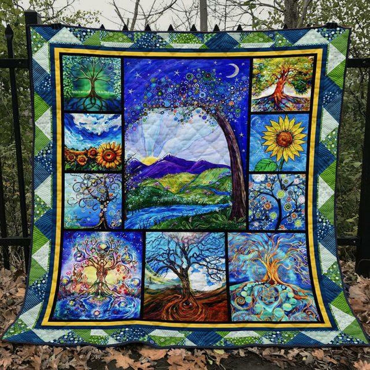 Tree Of Life Quilt Blanket Quilt and Home Decor