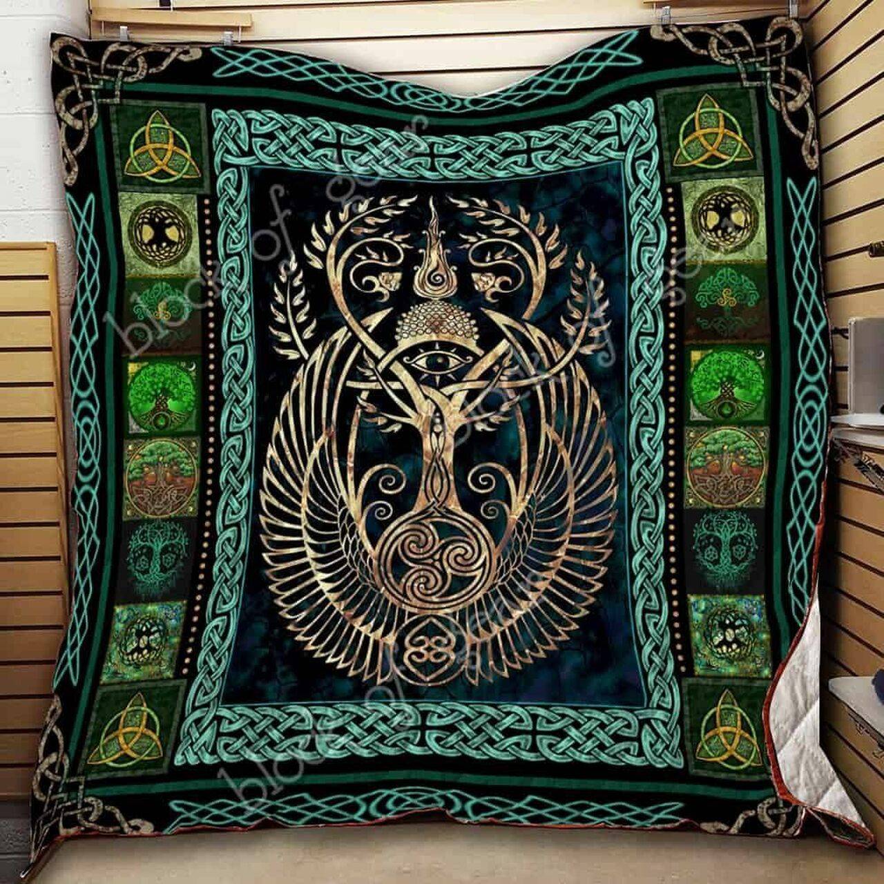 Tree Of Life Viking Cl19100926Mdq Quilt Blanket and Home Decor