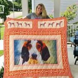 Treeing Walker Coonhound Quilt Blanket Luke6A Dhc0301900Dd and Home Decor