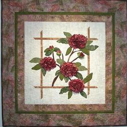 Trellis Roses Cla2210494Q Quilt Blanket and Home Decor