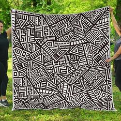 Tribal Aztec Geometric Hur Quilt Bevrec and Home Decor