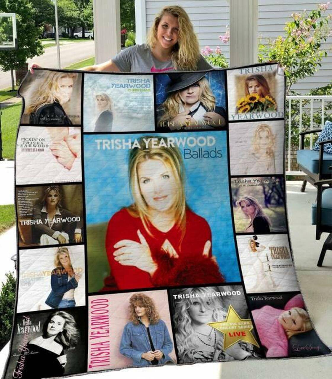 Trisha Yearwood Quilt Blanket Hvt080630 Quilt and Home Decor