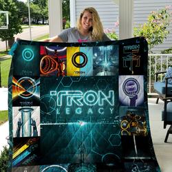 Tron Legacy 2010 Poster Quilt and Home Decor