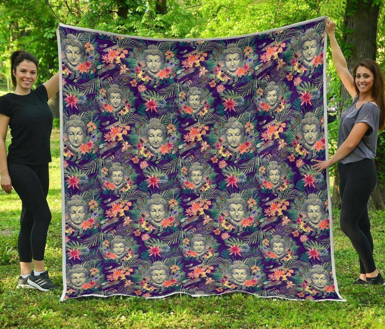 Tropical Buddha Cl17100618Mdq Quilt Blanket and Home Decor