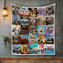 Truck Stop Album Covers Quilt Blanket and Home Decor