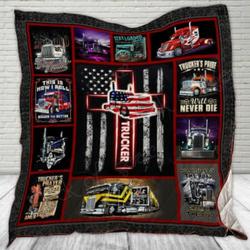 Trucker Cl22100535Mdq Quilt Blanket and Home Decor