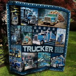 Trucker Quilt Blanket Bbb240732Mh and Home Decor