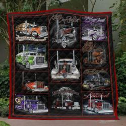 Trucker Quilt Blanket Lp05  Quilt and Home Decor