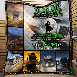 TruckerS Wife Quilt Fym and Home Decor