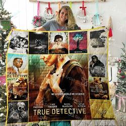 True Detective Quilt Blanket 02111 and Home Decor