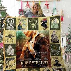 True Detective Quilt Blanket and Home Decor