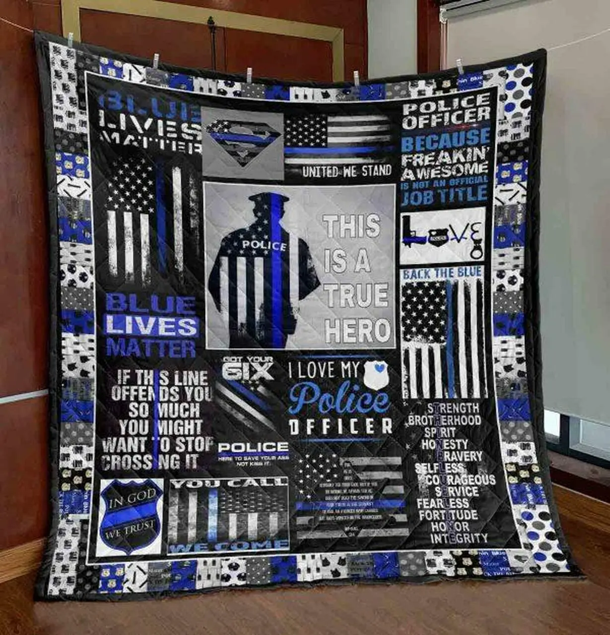 True Hero Quilt Blanket Vh09 Quilt and Home Decor