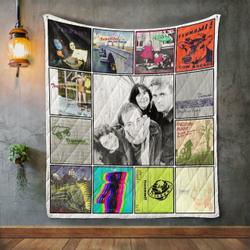 Tsunami Album Covers Quilt Blanket and Home Decor