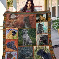 Ttl Dog Cane Corso Quilt  Quilt and Home Decor