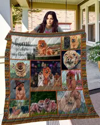 Ttl Dog Chow Chow Quilt  Quilt and Home Decor