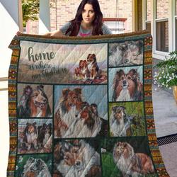 Ttl Dog Sheltie Quilt  Quilt and Home Decor
