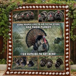 Turkey Bird Blanket 3D Full Printing Txh-Qdd29  Quilt and Home Decor
