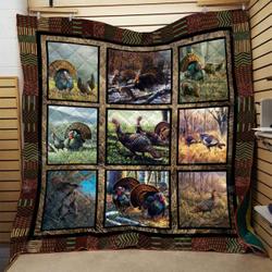Turkey Bird Blanket 3D Full Printing Txh-Qnk4  Quilt and Home Decor