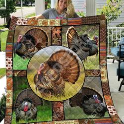 Turkey Hunting Like Quilt Blanket and Home Decor