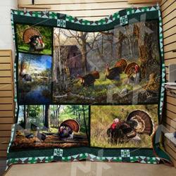 Turkey Quilt Blanket Dhc0910325Vt and Home Decor