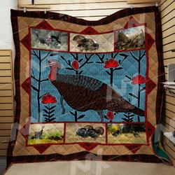 Turkey Quilt Blanket Dhc0910336Vt and Home Decor
