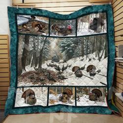 Turkey Quilt Blanket Dhc0910368Vt and Home Decor
