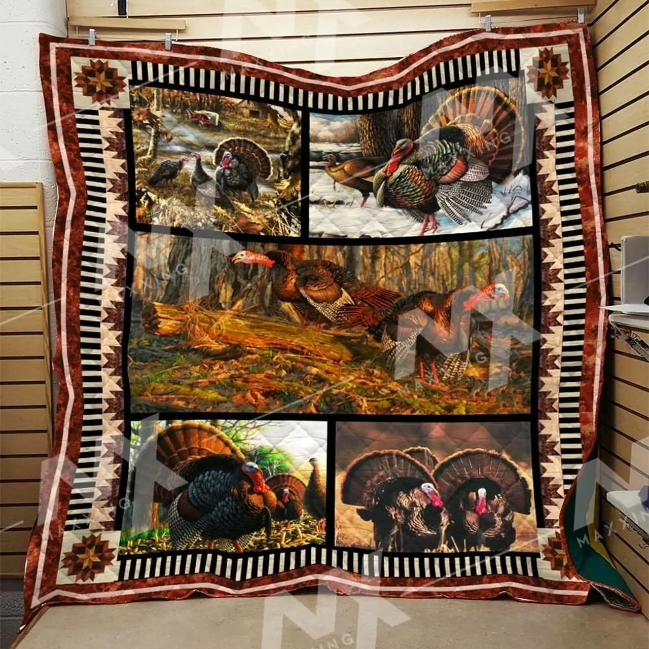 Turkey Quilt Blanket Dhc0910370Vt and Home Decor