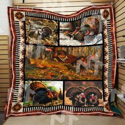 Turkey Quilt Blanket Dhc0910370Vt and Home Decor