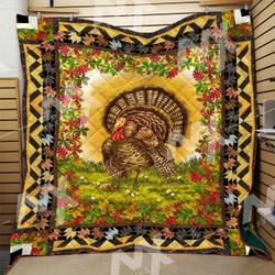 Turkey Quilt Blanket Dhc0910378Vt and Home Decor