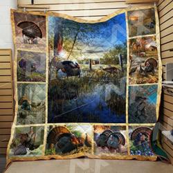 Turkey Quilt Blanket Dhc0910385Vt and Home Decor