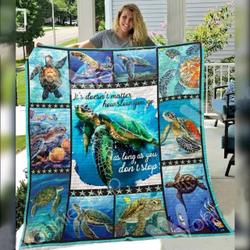 Turtle Awesome O Quilt Mr and Home Decor