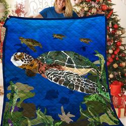 Turtle Bbb191010 Quilt Blanket and Home Decor