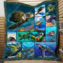 Turtle Blanket 3D Printing Hqd-Qdt00009  Quilt and Home Decor