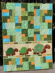 Turtle Cl070672 Quilt Blanket and Home Decor