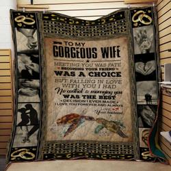 Turtle Cla1010562Q Quilt Blanket and Home Decor