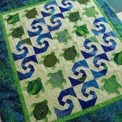 Turtle Clm0910203 Quilt Blanket and Home Decor