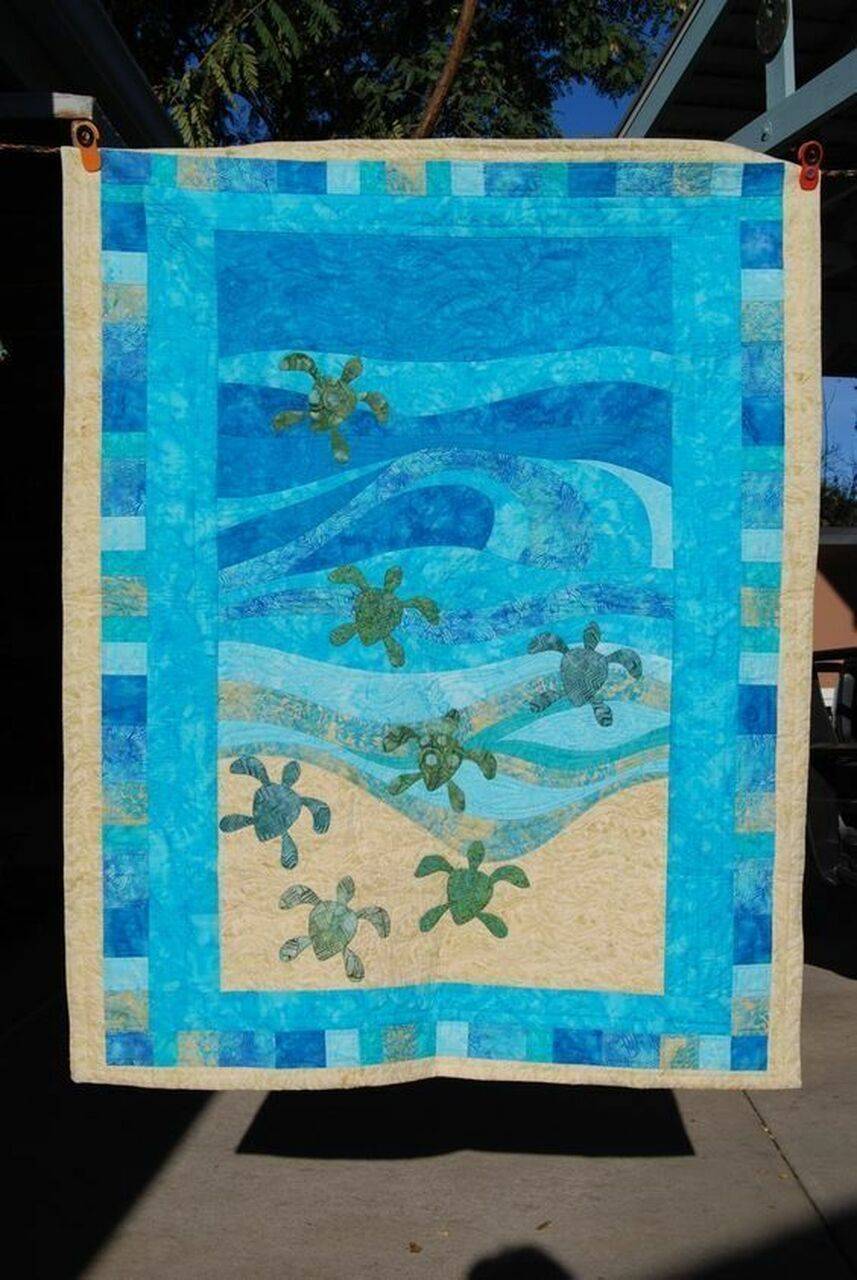 Turtle Clm0910205 Quilt Blanket and Home Decor