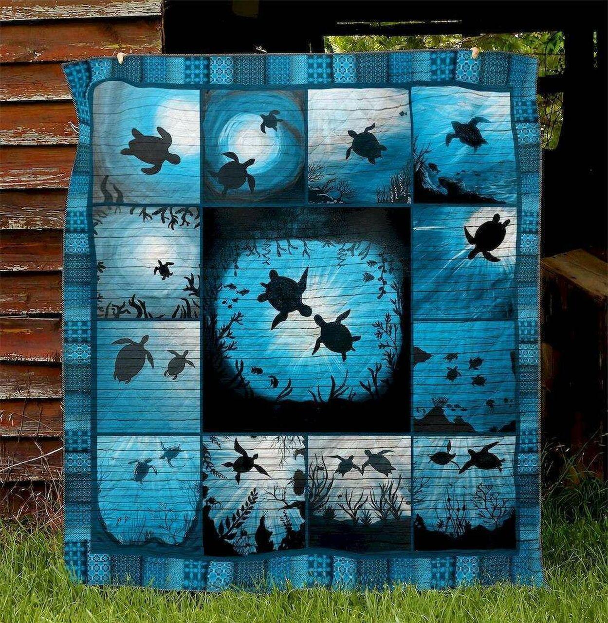 Turtle Hs100526 Quilt Blanket and Home Decor