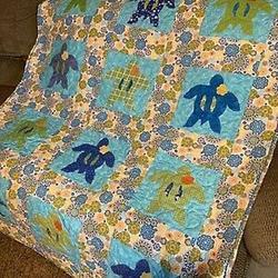 Turtle Hur Quilt kl and Home Decor