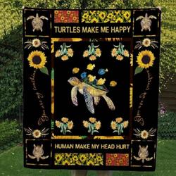 Turtle Hur Quilt zd and Home Decor