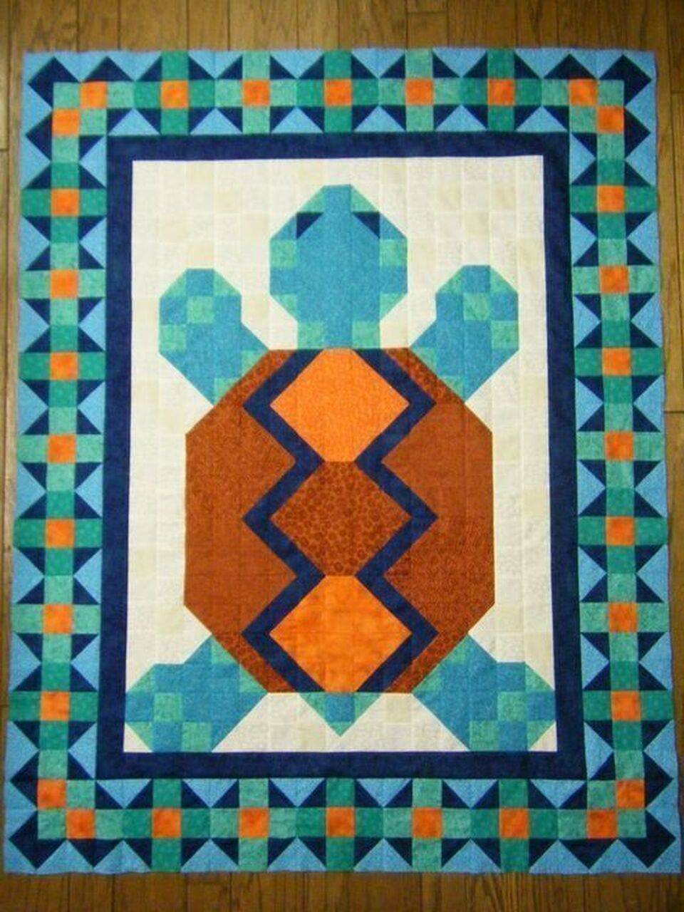 Turtle Hur Quilt zx and Home Decor