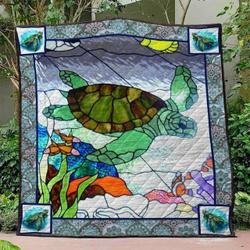 Turtle Ng010804B Tbg Quilt Blanket and Home Decor