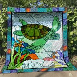 Turtle Ng090703B Quilt Blanket and Home Decor