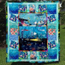 Turtle Ocean Quilt  Quilt and Home Decor