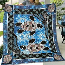 Turtle Qh260704C Tbg Quilt Blanket and Home Decor